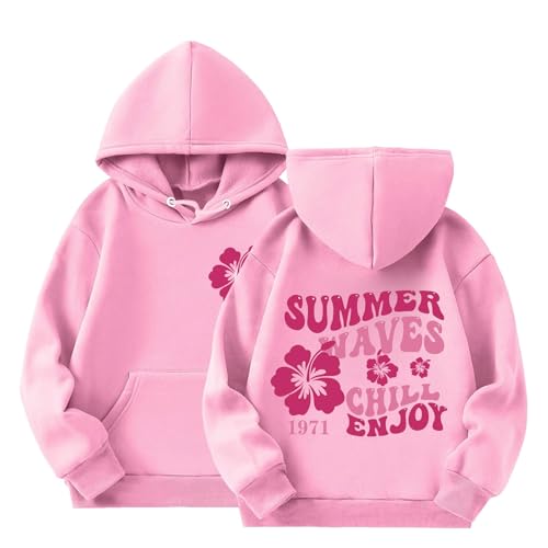 Mädchen Kapuzenpullover Langarm Weiches Sweatshirt Grafik Hoody Kinder Niedliche Pullover Top Kleidung Für Mädchen Schwarzer Pullover Mädchen 140 von Generic