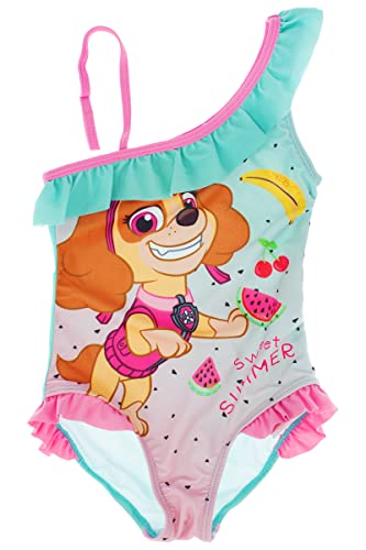 Mädchen Schwimmanzug mit niedlichem Print Motive Badeanzug (as3, Numeric, Numeric_110, Numeric_116, Regular, Badeanzug) von Generic