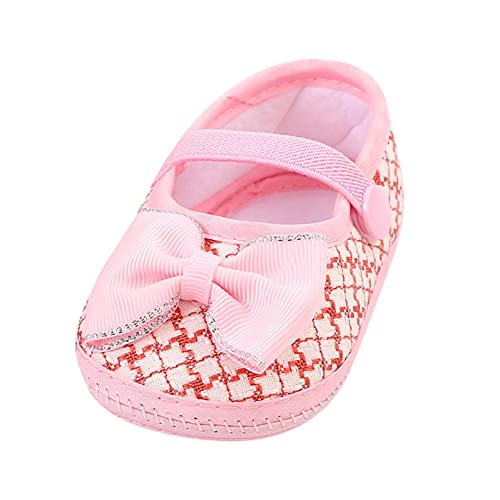 Mädchen Sportschuhe 28 Kinderschuhe Bequeme Flache Schuhe Mode weiche Sohle Kleinkindschuhe weiche Sohle Mädchen Baby Prinzessin Schuhe Orthopädische Schuhe Damen (Pink, 19.5 Infant) von Generic