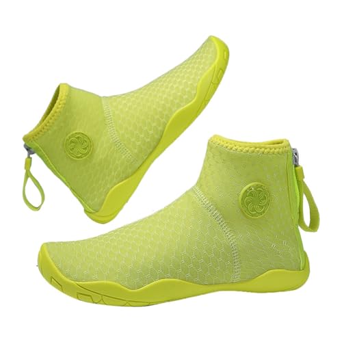 Mädchen Wasserschuhe Junge Schwimmschuhe Aquaschuhe Schnell Trocknend Strandschuhe Surfschuhe Leicht Neoprenschuhe Tauchschuhe Atmungsaktive Schnelltrocknend (Green, 28 Little Child) von Generic