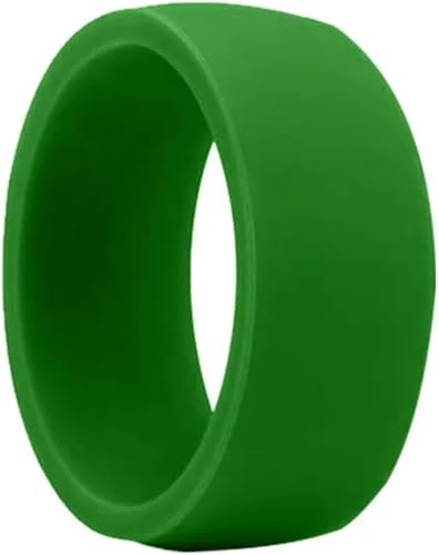 Mädchenprodukte 8.7mm Silikonring Tarnung Grüne Camo Blue Ehering Ring Große Elastizität Männer Silikon Ringgeschenke Geschenke von Generic