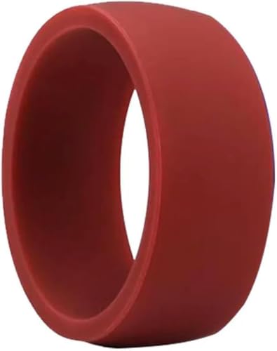 Mädchenprodukte 8.7mm Silikonring Tarnung Grüne Camo Blue Ehering Ring Große Elastizität Männer Silikon Ringgeschenke Geschenke von Generic