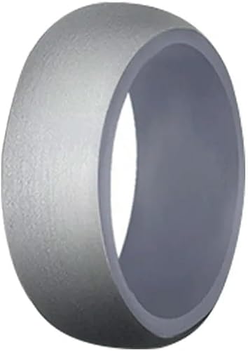 Mädchenprodukte 8.7mm Silikonring Tarnung Grüne Camo Blue Ehering Ring Große Elastizität Männer Silikon Ringgeschenke Geschenke von Generic