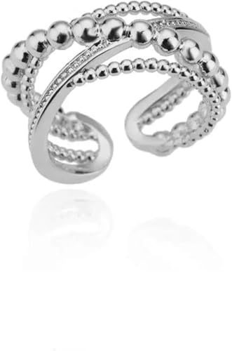 Mädchenprodukte Ringe Ring Schmuck Frauen Männer Blau Ehe Augenringe für Frauen offener Fingerring Hochzeit Paar Geschenke von Generic