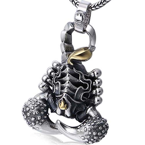 Männer 925 Sterling Silber Halskette Skorpion Stil Anhänger Thai Silber Schmuck von Generic