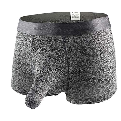 Männer Boxershorts Unterhosen Elefant Lustige Unterhosen Männer Erotische Wäsche Herren Reizunterwäsche Strings Tanga Slips Lustige G-String Lover Geschenk Schwarz XL von Generic