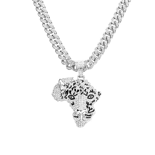 Männer Frauen Hip Hop Tiere Anhänger Halskette mit 50cm Legierung Kette Modeschmuck von Generic