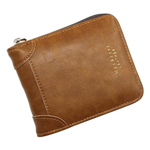 Männer Kurze Brieftasche PU Leder Kreditkarte Halter Mode Zipper Geldbörsen Kleingeld Tasche Business Geschenk Karte Halter Für Frauen von Generic