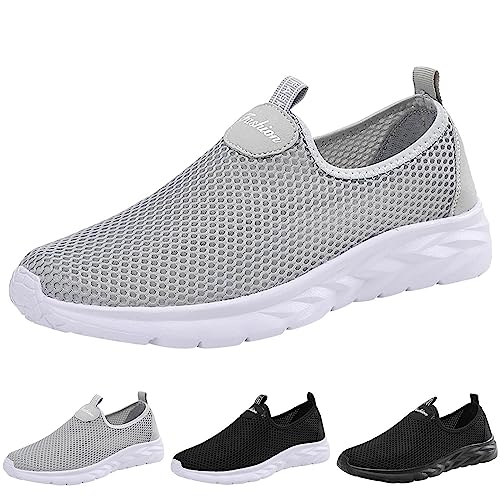 Männer Turnschuhe Outdoor Schuhe Wanderschuhe,Herren Weiße Sneaker,Hellblaue Sneaker,Laufschuhe Wasserdicht,Laufschuhe Trail,Weiße Sportschuhe von Generic