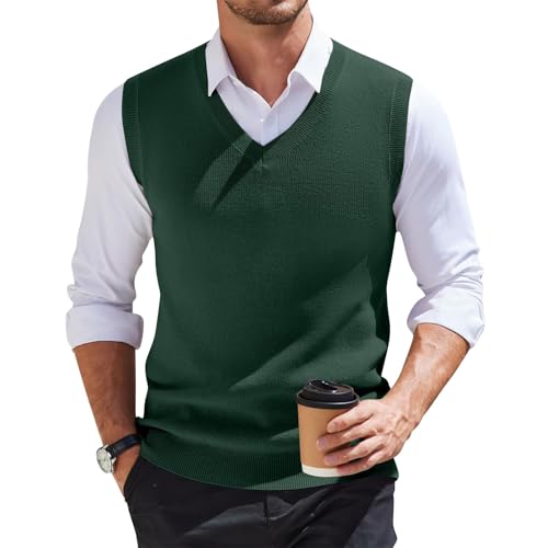 Männer Weste Herren-Weste Pullover Herren Baumwolle Strick Herren+Weste Westen Herren Herren Pullunder Baumwolle Strickweste Herren Wolle Pullover Herren Wolle Strick Mens Pullover Strickweste von Generic