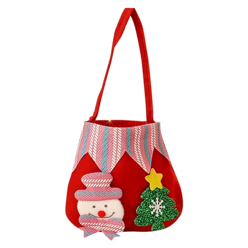 Männer Weste Taschen Weihnachtstasche, gebürstete Süßigkeiten-Einkaufstasche Leggings Mit Taschen Damen (Pink, One Size) von Generic