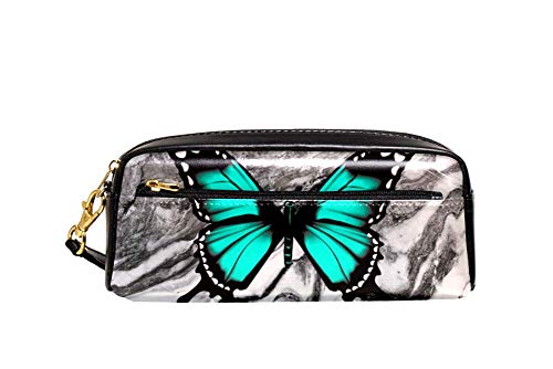 Mäppchen Schmetterling Auf Marmor Bleistift Beutel Stylisches Bleistift Tasche Premium Stiftetasche Für Mädchen College-Studenten Studenten von Generic