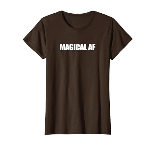 Magisches Af T-Shirt, Damen, Braun, XS von Generic