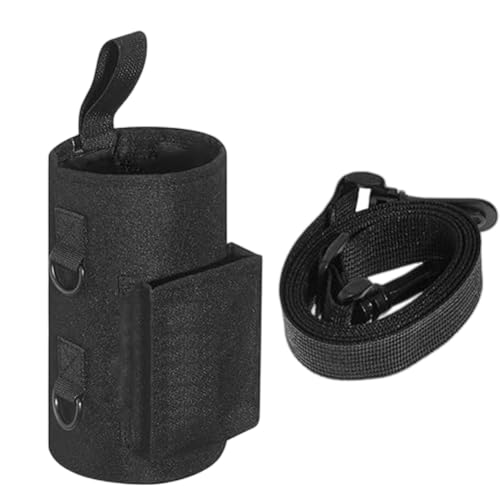 Magnetische Schultertasche mit Schultergurt, Handyhalterung, Fitnesszubehör, Organizer für Männer und Frauen, Workout, Fitness, Reisen, Outdoor, Schwarz, Modisch von Generic