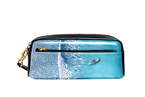 Make-Up Tasche Wellen Und Boot Pencil Case Stylisches Stiftetasche Praktischem Bleistift Tasche Für Erwachsene Teenager Mädchen von Generic