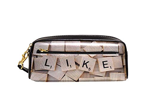 Make-Up Tasche Wie Auf Holz Gedruckt Federmäppchen Premium Bleistiftetui Mit Reißverschluss Mäppchen Für College-Studenten Erwachsener Teenager Make-Up Tasche Wie Auf Holz Gedruckt Federmäppchen Premium Bleistiftetui Mit Reißverschluss Mäppchen Für College-Studenten Erwachsener Teenager von Generic