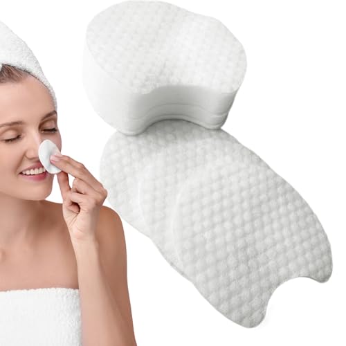 Make -up -Entfernerpolster Für Gesicht - Baumwoll -Gesichtsbeläge Make -up -Entferner, Natürliches Weiches Wiederverwendbares Werkzeug | Sanfte Hautpflege-Wischtücher Für Alle Hauttypen, Tägliche Reis von Generic