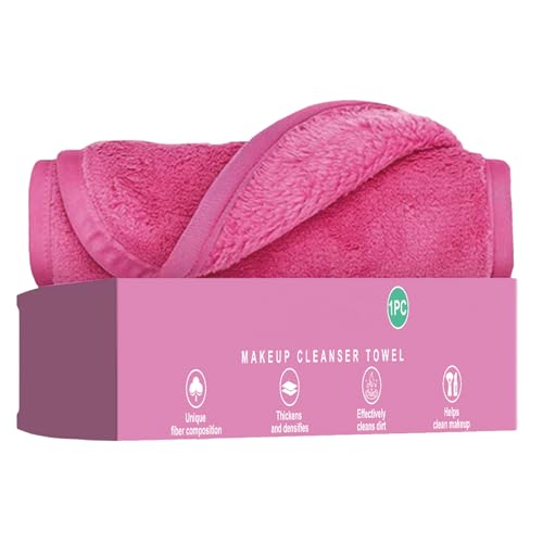 Make -up -Entfernertücher - sanftes Make -up -Handtuch, tragbares Entfernertuch, Gesichtsreinigungstuch | Weiches Make -up -Entfernung Handtuch reinigt Haut tief, kompaktes Stoffwerkzeug für effizient von Generic