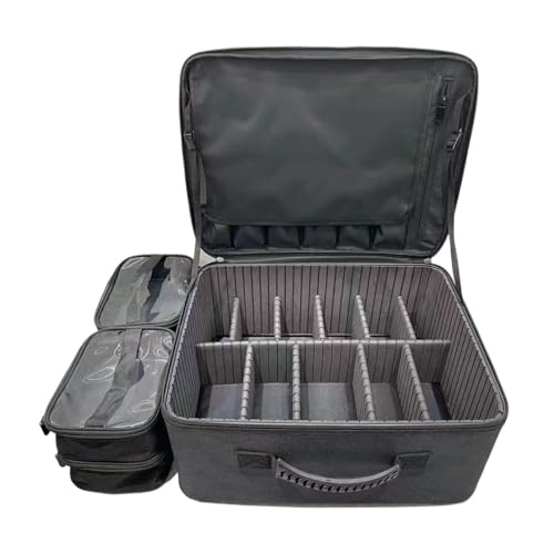 Make-up-Koffer Toolbox mit Pinselhalter Beauty Cosmetic Koffer Make-up Organizer Make-up-Koffer Toolbox mit Pinselhalter Beauty Cosmetic Koffer Make-up Organizer von Generic