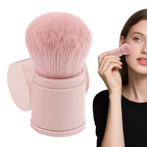 Make-up-Puderpinsel, einziehbarer Puderpinsel, weich, multifunktional, Foundation-Make-up-Werkzeug für Frauen, Zuhause, Party Make-up-Puderpinsel, einziehbarer Puderpinsel, weich, multifunktional, Foundation-Make-up-Werkzeug für Frauen, Zuhause, Party von Generic