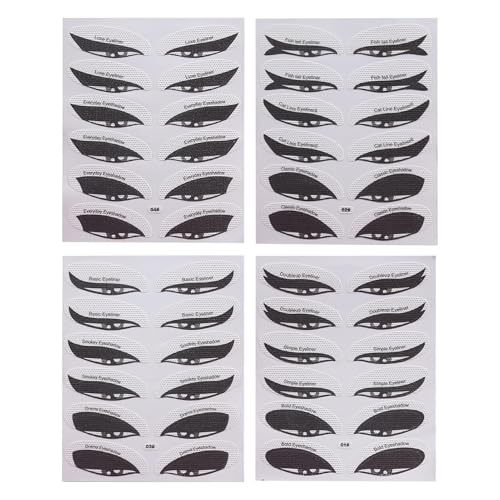 Make-up-Schablonen für Lidschatten, Eyeliner-Schablone, Eyeliner Hilfsaufkleber, Eyeliner-Werkzeug, Eyeliner-Aufkleber, Herrami von Generic