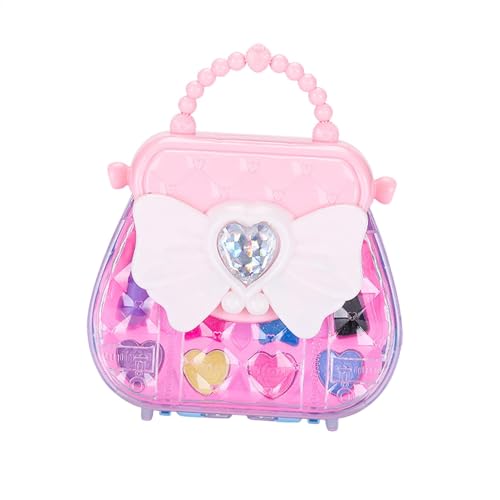 Make-up-Set für Mädchen – sicheres und ungiftiges Make-up-Set für Kinder, Prinzessinnen-Make-up-Spielzeug für Mädchen | Waschbares Kosmetik-Set Komplettes Make-up-Set für Mädchen mit Nagellack von Generic