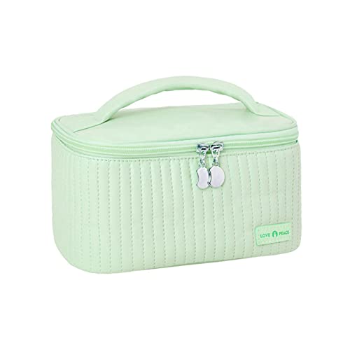 Make-up-Tasche, PU-Make-up-Tasche, Kosmetik-Aufbewahrungstasche mit Offenem Deckel, Wasserdichter Tragbarer Kulturbeutel in Kuchenform, Make-up-Organizer, Reise-Make-up-Tasche Make-up-Tasche, PU-Make-up-Tasche, Kosmetik-Aufbewahrungstasche mit Offenem Deckel, Wasserdichter Tragbarer Kulturbeutel in Kuchenform, Make-up-Organizer, Reise-Make-up-Tasche von Generic