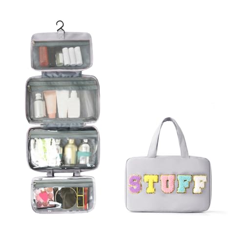 Make-up Tasche Mit Separaten Fächern Und Hängeschlaufe for Damen Unterwegs Reise-Accessoire von Generic