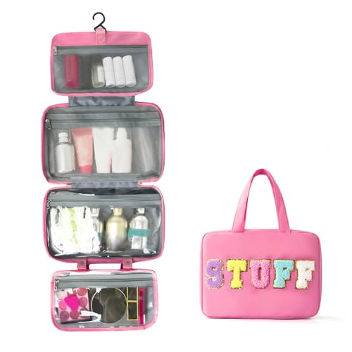 Make-up Tasche Mit Separaten Fächern Und Hängeschlaufe for Damen Unterwegs Reise-Accessoire von Generic
