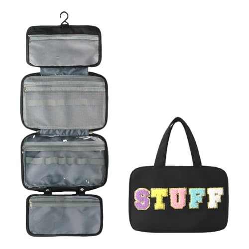 Make-up Tasche Mit Separaten Fächern Und Hängeschlaufe for Damen Unterwegs Reise-Accessoire von Generic