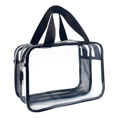 Make-up-Tasche – Transparente Kosmetiktasche, Multifunktionale Kosmetiktasche – Make-up-Pinsel-Organizer, Damen-Kosmetiktasche, Reisezubehör, Shampoo, Behälter In Voller Größe, Toilettenartikel – Dopp von Generic
