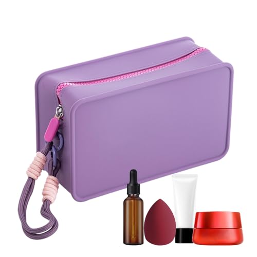 Make -up -Taschen Organizer | Bunte Reißverschluss Kosmetische Beutel für Frauen - Kosmetische Organisation Beutel Reißverschluss Kosmetische Stuff Bag für Pulverpinsel, Eyeliner, Lippenstift von Generic
