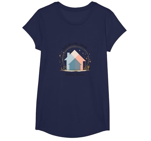 Maklerinnen Bauen Träume Häuser T-Shirt, Girls, Marineblau, XS Maklerinnen Bauen Träume Häuser T-Shirt, Girls, Marineblau, XS von Generic