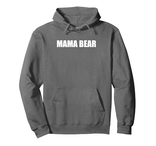 Mama Bär Pullover Hoodie, Unisex für Erwachsene, Anthrazit, XXL von Generic