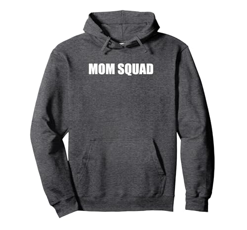 Mama Squad Pullover Hoodie, Unisex für Erwachsene, Anthrazit Meliert, L von Generic