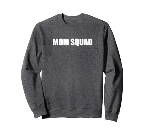 Mama Squad Sweatshirt, Unisex für Erwachsene, Anthrazit Meliert, XXL von Generic
