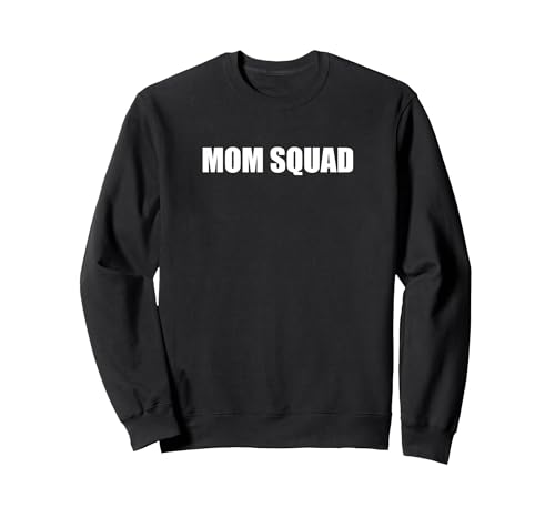 Mama Squad Sweatshirt, Unisex für Erwachsene, Schwarz, XXL von Generic