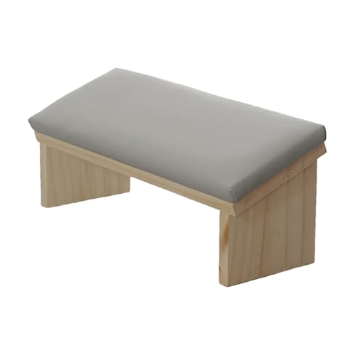 Maniküre-Pad - Response Arm für Nägel, Kissen aus Holz aus PU-Leder | Bequeme Polierunterlage, hohe ergonomische Plattform für den Schreibtisch zu Hause bzw von Generic