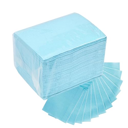 Maniküre Tischdecke - Nagelkunstmatte | Nagelkunst Ohne Pelucchi In PE Und Papier 16,5 X 12 Cm 50 Stücke | 3 Absorbierende Wasserdichte 3 -Layer -Lager Für Die Professionelle Saubere Tischlounge von Generic