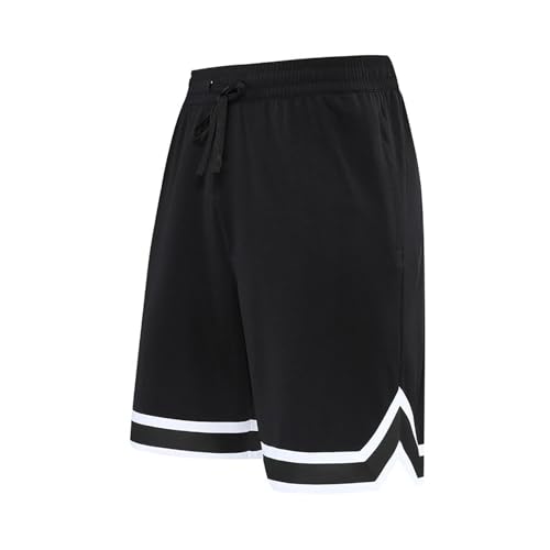 Mannliche High Street Einfarbig Basketball Sport Cropped Hosen Fitness Zubehor Manner Shorts Retro Herren von Generic