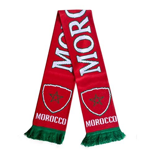 Marokko Schal | Fußball Fan Schal | Premium Acryl Strick von Generic