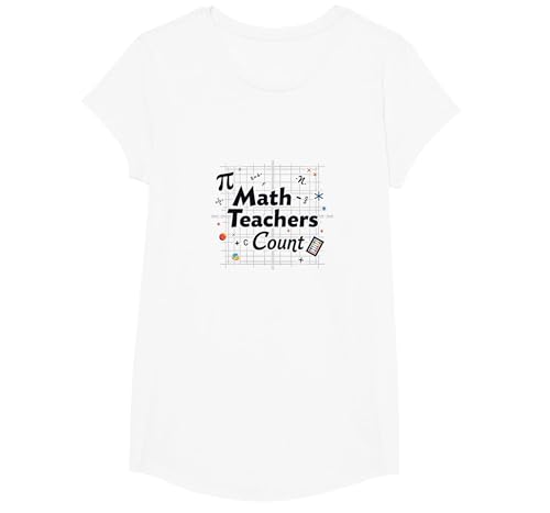 Mathematiklehrer zählen: Geschenk für Pädagogen T-Shirt, Girls, Weiß, XS Mathematiklehrer zählen: Geschenk für Pädagogen T-Shirt, Girls, Weiß, XS von Generic
