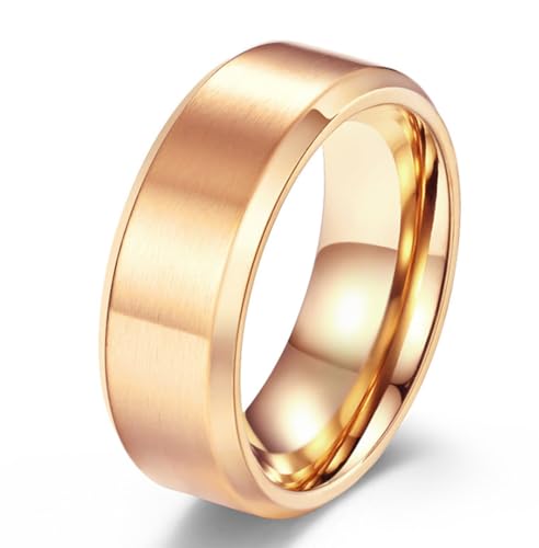 Matter, schlichter Titanstahlring, matter Edelstahlring für Männer und Frauen Matter, schlichter Titanstahlring, matter Edelstahlring für Männer und Frauen von Generic