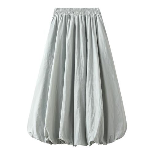 Maxirock Damen Y2K Elastisch Hohe Taille Plissiert Fließend A-Linie Lange Puffröcke Rüschensaum Ballonröcke Langer Sommer Elegant Laternenrock Solide A-Linie Ballonrock Lässige Streetwear Maxirock Damen Y2K Elastisch Hohe Taille Plissiert Fließend A-Linie Lange Puffröcke Rüschensaum Ballonröcke Langer Sommer Elegant Laternenrock Solide A-Linie Ballonrock Lässige Streetwear von Generic
