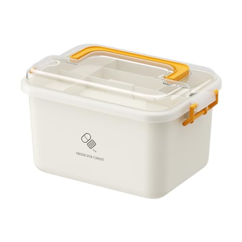 Medikamentenbox – Tragbare Medikamentenbox, Medikamentenaufbewahrungsbehälter | Temperaturbeständige Medikamentenbox | Medikamentenaufbewahrung für das Home Office oder Ex von Generic