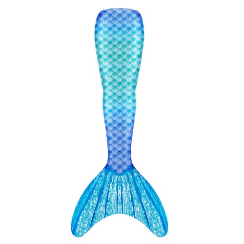 𝙈eerjung𝙛rau Flosse Mädchen Cosplay 𝙈eerjung𝙛rauenflosse Performance-Outfit Monoflosse Kostüm Badekleid Badebekleidung Für 4-13 Jahre Meerjungfrauenflosse Mädchen Schwimmen von Generic