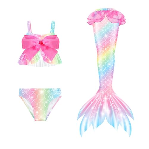 𝙈eerjung𝙛rau 𝙛losse Mädchen Mit Bikini Set Badeanzug 3-Teiliges Kinder Cosplay 𝙈eerjung𝙛rauen𝙛losse Performance-Outfit Sommer Badebekleidung Für 3-13 Jahre 𝙈eerjung𝙛rau 𝙛losse Mädchen Mit Bikini Set Badeanzug 3-Teiliges Kinder Cosplay 𝙈eerjung𝙛rauen𝙛losse Performance-Outfit Sommer Badebekleidung Für 3-13 Jahre von Generic