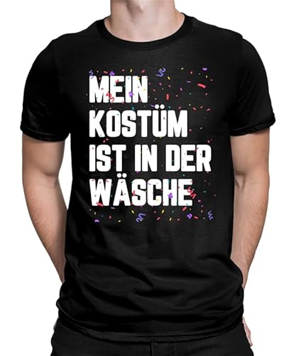Mein Kostüm ist in der Wäsche - Karneval Fasching Kostüm Herren T-Shirt Herren Männer T-Shirt von Generic
