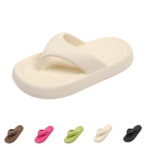 Meine Bestellungen Anzeigen Flip Flops Damen Herren Slipper rutschfest Hausschuhe Wolke Schlappen Latschen Weich Strand Hausschlappen Zehentrenner Sandalen Beach Pool Wolkenschuhe von Generic