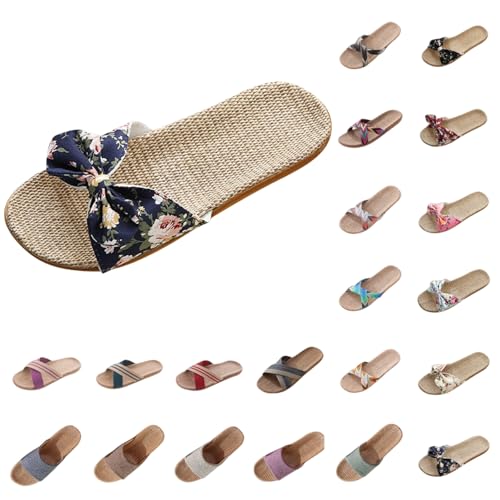 Meine Bestellungen Anzeigen Ortho Slipper Leinen Hausschuhe Sommer Herren Damen Flach Weichen Bequeme Slippers Mit Bowknot Offener Zehen Leichte Plateau Slide Flip Flops Strandsandalen Meine Bestellungen Anzeigen Ortho Slipper Leinen Hausschuhe Sommer Herren Damen Flach Weichen Bequeme Slippers Mit Bowknot Offener Zehen Leichte Plateau Slide Flip Flops Strandsandalen von Generic
